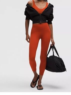 Lululemon Align size 6 High-rise Women's pant 25” Autumn rust